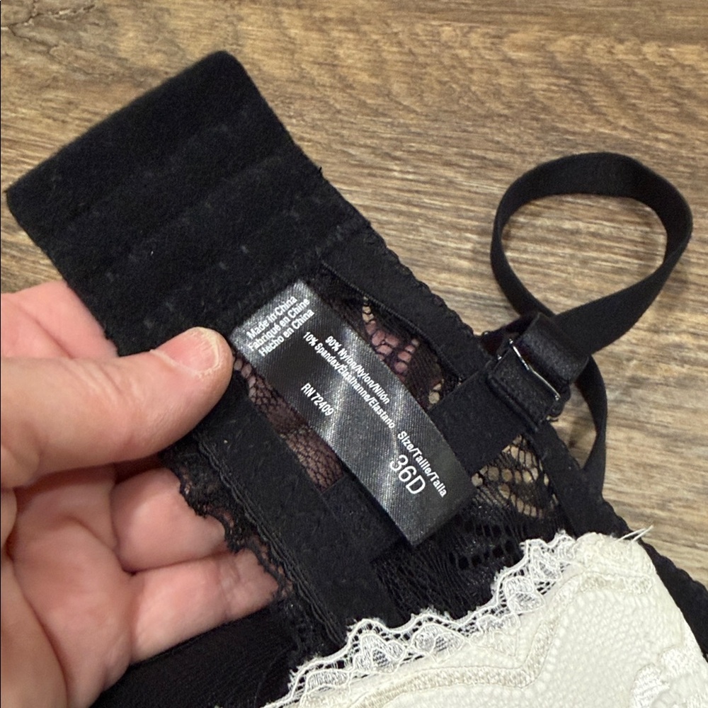 Lace Elegance Bra Trio - Black, White, and Tan - Picture 3 of 5